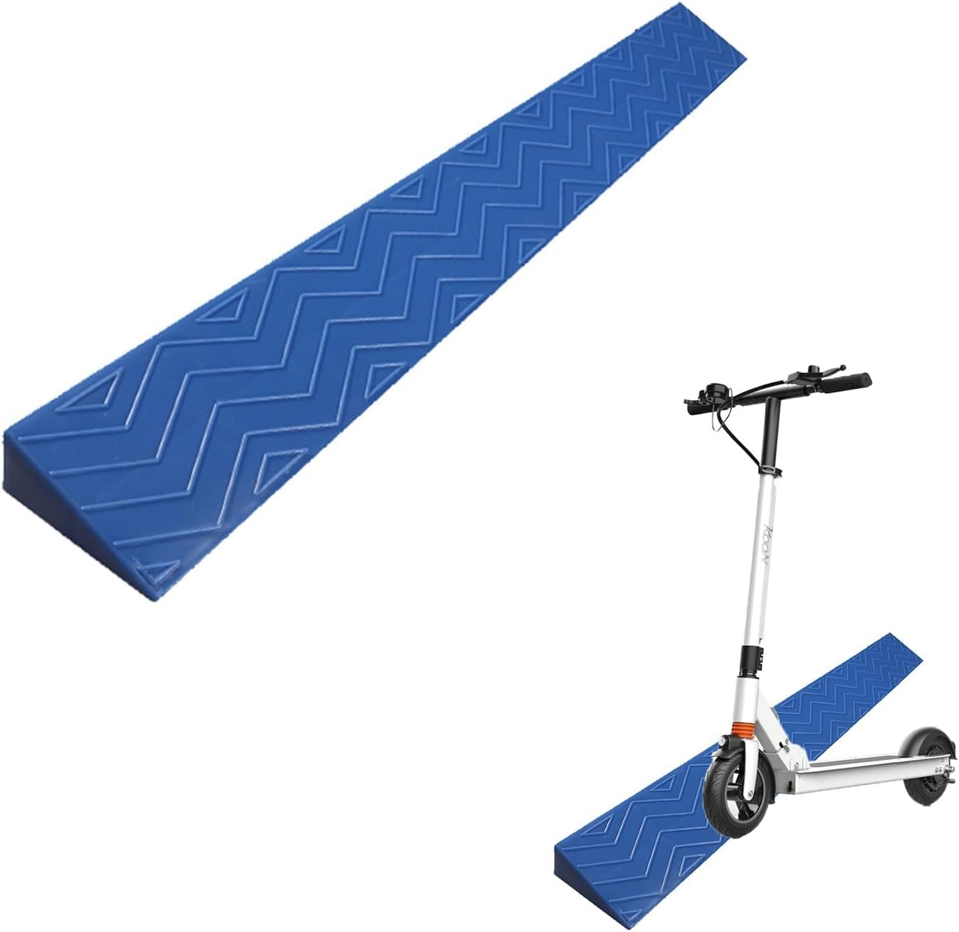 Kanduo Rampa podjazdowa Podjazd dla dzieci, podjazd rodzin bez barier, do łazienki, plastikowa mata schodkowa(Blu,10 * 4cm/4 * 1.5in)