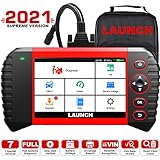 LAUNCH 2021 Newest OBD2 Scanner, LAUNCH TOUCH PRO ELITE Car Code Reader with All System Diagnostic Scan Tool, 7 Reset Oil SAS EBP BMS Reset DPF ABS Bleeding Throttle Adaptation 7.0 Android,Free Update