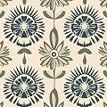 BOKEBEVE Beige Boho Wallpaper Peel and Stick Floral Damask Contact Paper Symmetry Removable Self Adhesive for Walls Backsplash Shelf Liner Cabinet 17.5 x 118In