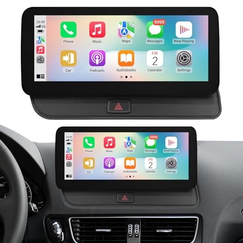 BARGGN 10.25C` HD^b`XN[ Audi Q5 (2009-2017) 2GMMIΉ CXJ[vC/AndroidI[geVIWiJ[XeIVXe J[WIV[o[ }`fBA BluetoothΉ