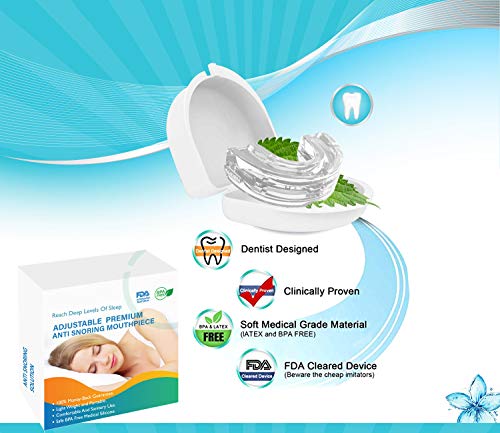 Snoring Solution Anti Snoring Devices Adjustable-Effective/Easy Stop Snore Stopper Professional Sleeping Aid for Men Women - Thumbnail 2