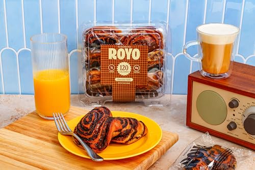 ROYO Rolls (12 ct) | 120 Cal | 8g Net Carbs | 10g Protein (Choc 2-Pack)