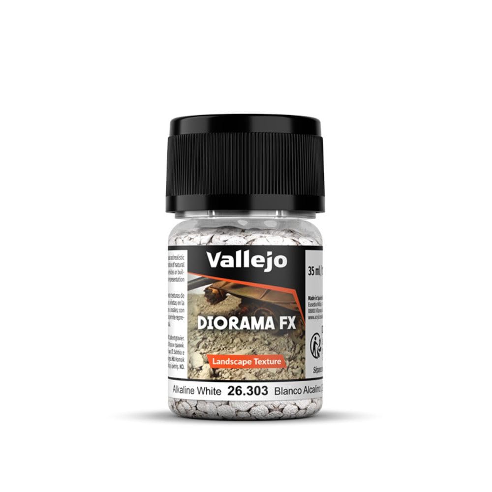 Vallejo AV Diorama FX 35ml - Landscape Textures Alkaline White 2-5mm