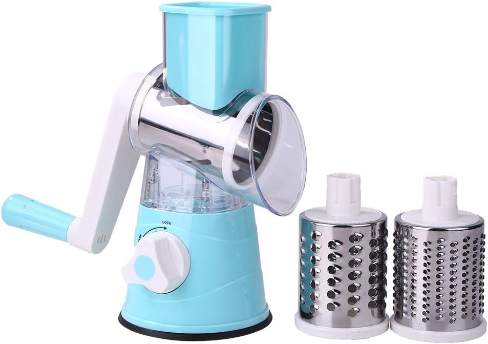 Manual Vegetable Cutter Slicer Kitchen Accessories Multifunctional Round Mandoline Slicer Potato Cheese Kitchen Gadgets