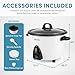 Aroma Housewares ARC-360-NGP 20-Cup Pot-Style Rice Cooker & Food Steamer, White