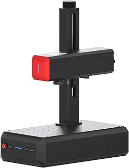 Sponsored Ad - ComMarker B6 60W JPT Mopa Fiber Laser Engraver, Auto Focus Screen, Portable Laser Engraver, Color Marking, 150mm x 150mm, Lightburn Compatible, Laser for Metal, Plastic, Jewelry