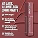 Revlon ColorStay Limitless Matte Liquid Lipstick, Vegan Formula, No-Budge, Longwear Lip Color, Long Lasting, Lightweight/Comfortable, Waterproof, 006 Manifest, 0.17 fl oz