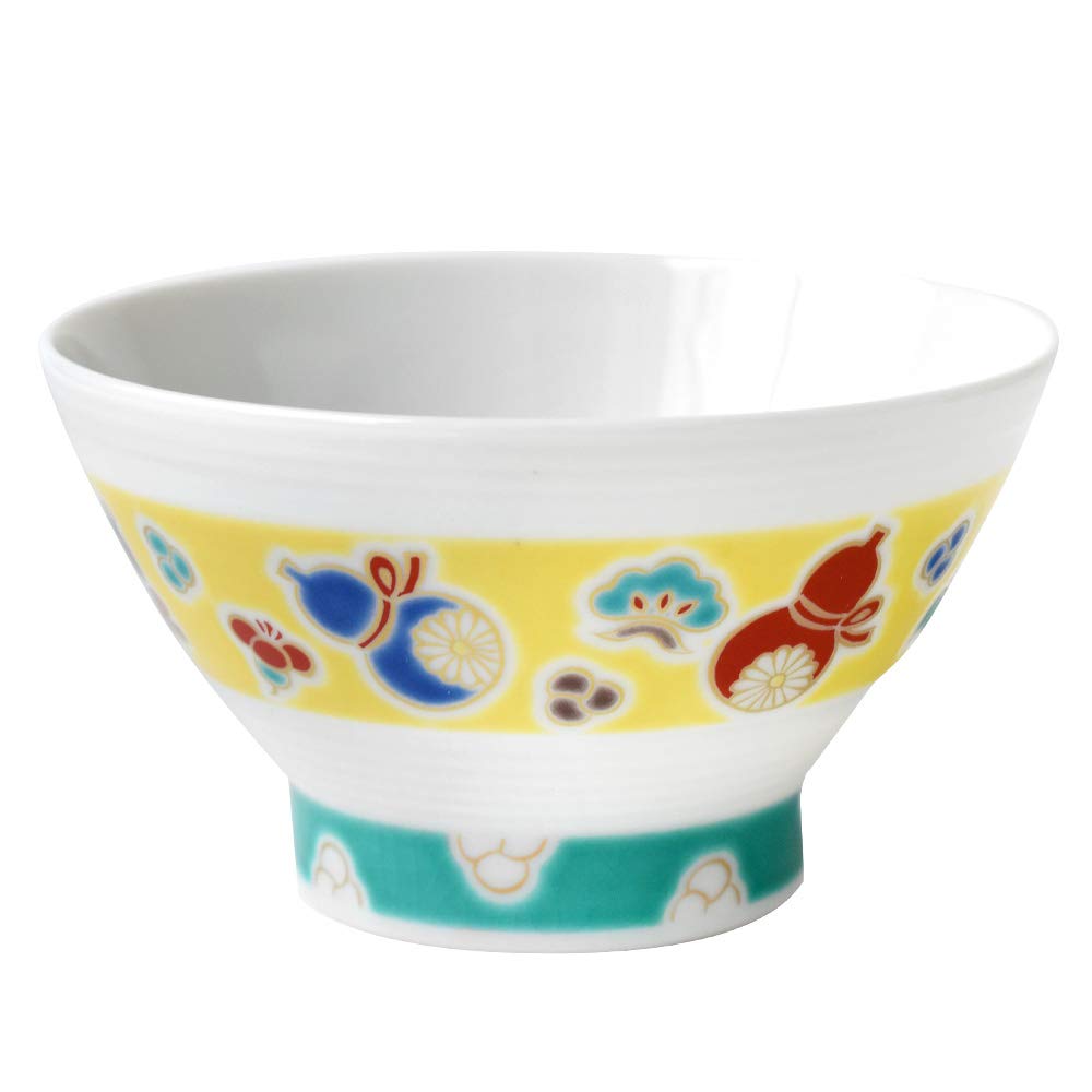Amazon | 九谷焼 青郊窯 色絵千段飯碗 11.5cm 箱入り 伝統工芸品/日本