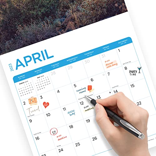 2023 American Landscapes Monthly Wall Calendar By Bright Day, Made In The Usa, 12 X 12 Inch, Beautiful Scenic Outdoor Nature Usa Photography #TOP4