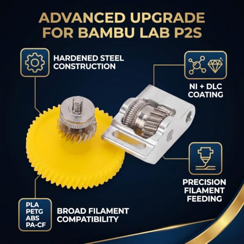 Engranajes de extrusora de DLC para Lab P2S componente premium de extrusión estable 4