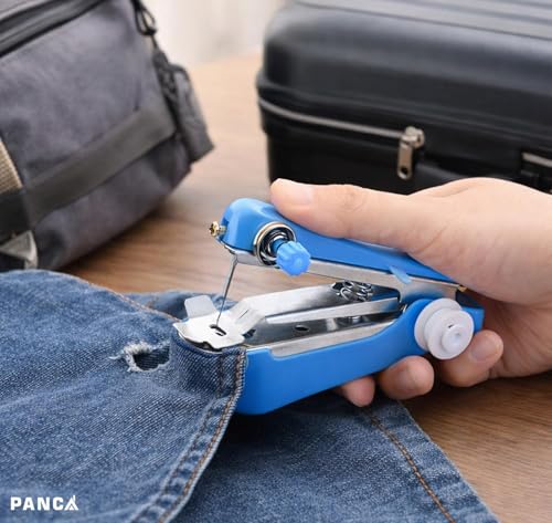 Image of PANCA Handy Stitch Mini Hand Sewing Machine | Portable Stapler Style Silai Machine for Quick Repairs & Home Tailoring | Lightweight Handheld Stitching Tool for Clothes