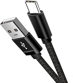 USB Type C Charger Cable 2M, Charging Power Cord for Samsung Galaxy A02s A03s,A12 A13,A21 A22 A23,A31 A32 A33,A41 A42,A52 A52s A53 5G,A71 A72 A73,M11 M21 M31 M51,M12 M22 M32 M52,iPad Mini 6 2021