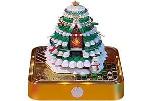 3D Christmas Tree House Advent Calendar, Decorative Christmas Countdown Calendar, Traditional DIY Assembly Calendar