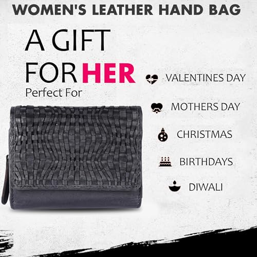 Premium Genuine Leather Women's Wallet: RFID Blocking, Multiple Card Slots, Zipper Pocket - Stylish & Durable - Perfect for Everyday Use (VL-408-Grey)2