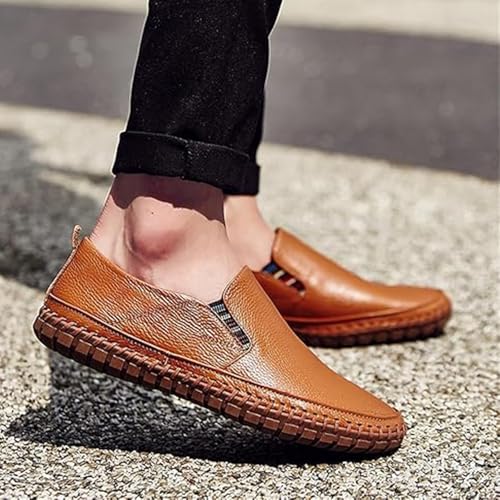 Men's Slip-On Loafers Casual Flat Walking Driving Shoes4