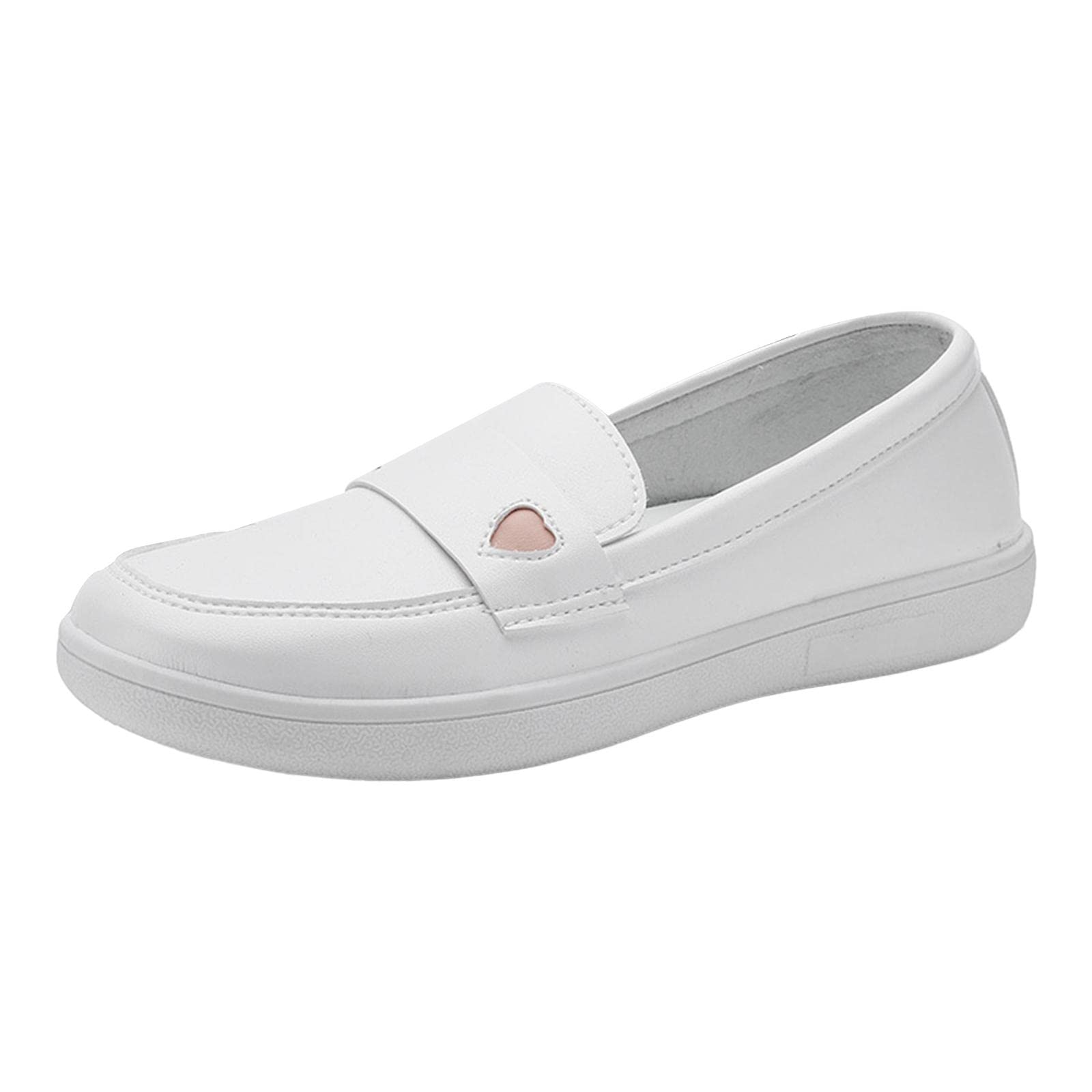 Women's Nursing Shoes Nurse Loafers Work Shoes PU Leather Flat Nursing Shoes Heart 40|Clothing Shoes & Accessories | Womens Shoes | Occupational-image-42