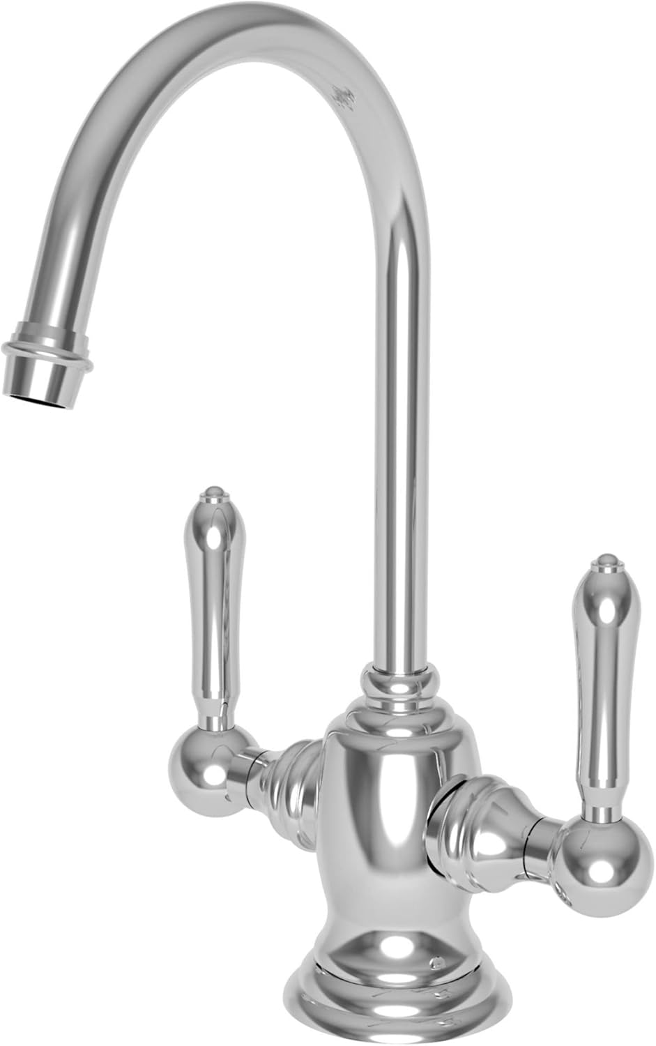 Newport Brass, 1030-5603/26, Chesterfield Double Handle Hot and Cold Water Dispenser - Less Hot Water Tank, Polished Chrome