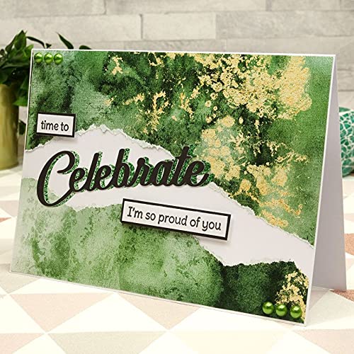 Hunkydory Crafts Duo Design Paper Pad - Gilded Inks & Glitteresque - 8"x8" - Image 4