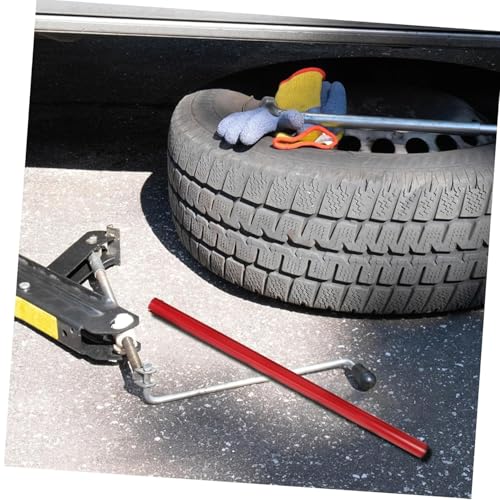 Image of Jack Handle,Floor Jack Hydraulic Bottle Big Red Vertical Car Handle Replacement, Bottle Jack Handle with Handle Sleeve(Red,50t)