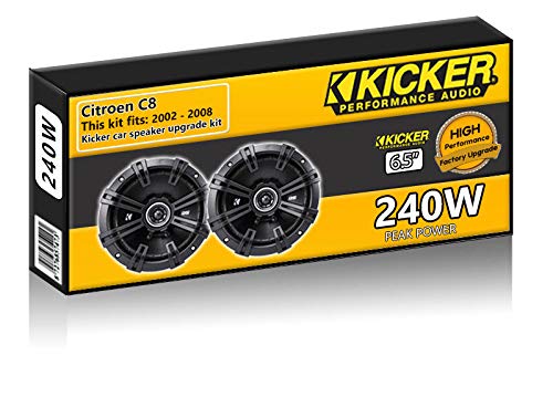 Citroen C8 Front Door Speakers Kicker 6.5 17cm