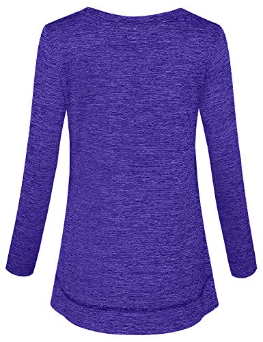 Image of Cestyle Workout Tops for Women Yoga Tops Running Shirts Activewear Tee Shirt