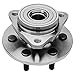 Detroit Axle - 4WD Front Wheel Bearing Hubs for Dodge Dakota Durango, 1997-2004 Dakota 1998-2003 Durango, Replacement 1998 1999 2000 2001 2002 Wheel Bearing and Hubs Assembly Set [w/ 2-Wheel ABS]