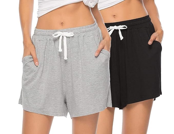 Women’s Cotton Knitted Shorts | (Pack of 2)