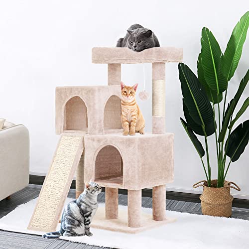 image for BestPet 36 inches Cat Tree for Indoor Cats Cat Tower with Scratching P