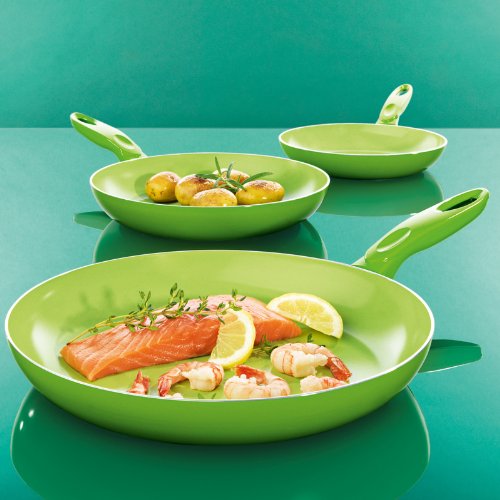 TV Unser Original 04906 Bratmaxx Juego de Sartenes, Cerámica Magic Color