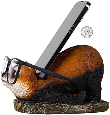 Rascally Red Panda - Organizador de escritorio multifuncional  Soporte para teléfono celular  Soporte para tableta  Soporte para lentes de sol