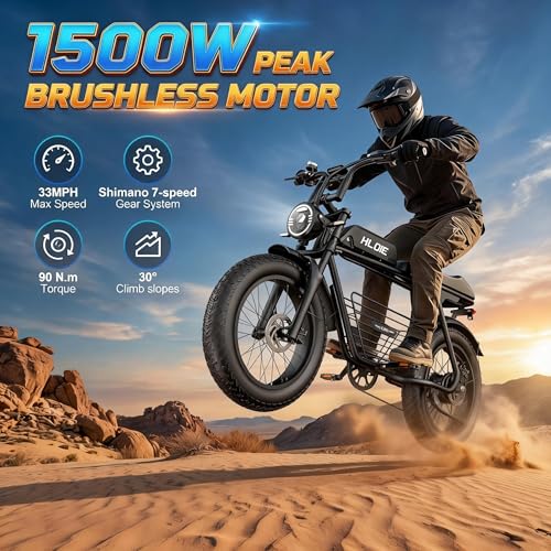 HLOIE 1500W All-Terrain E-Bike