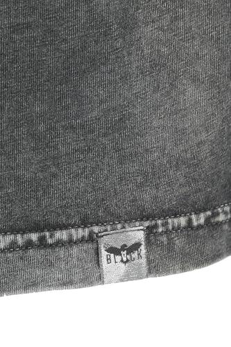 Black Premium By Emp Uomo Maglietta Grigia Vintage L - 5