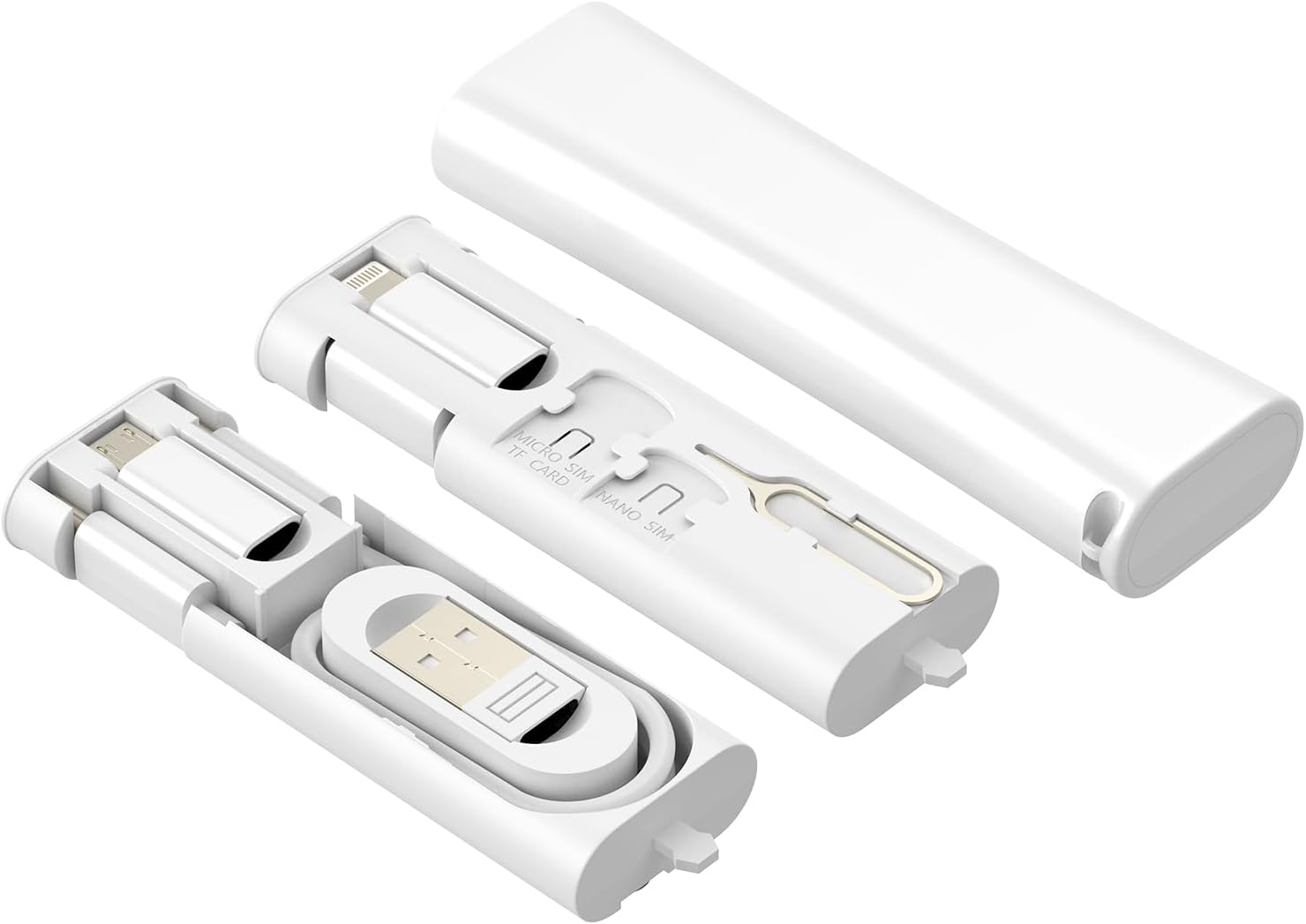 Travel Cord Adapter Kit 60w 27w USB C Cable (5in1) Storage