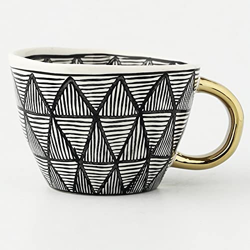 Zhangwing 1 Coffe Mug Ceramic Coffee Mugs Irregular Oatmeal Tea Milk Breakfast Cups (Color : )