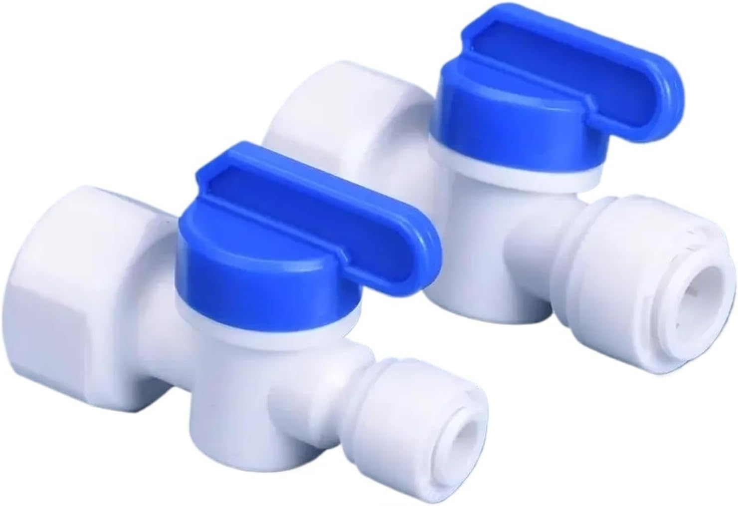 RO Reverse Osmosis System Parts Kit 1/4", 3/8", 1/2" Male/Female Thread Ball Valves Quick Connectors Backwash Fittings(08)