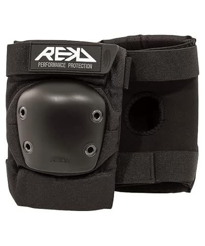 Rekd Ramp Elbow Pads, Coderas Unisex Adulto, Negro (black), S Cover
