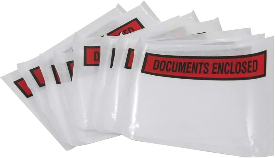 Amazon.co.uk documents enclosed pouches