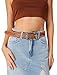 NociHah Adjustable Vintage Western-Belts for Women Men Engraved Floral Metal Buckle-Belts Cowboy-Cowgirl-Belt (Brown-western-belt