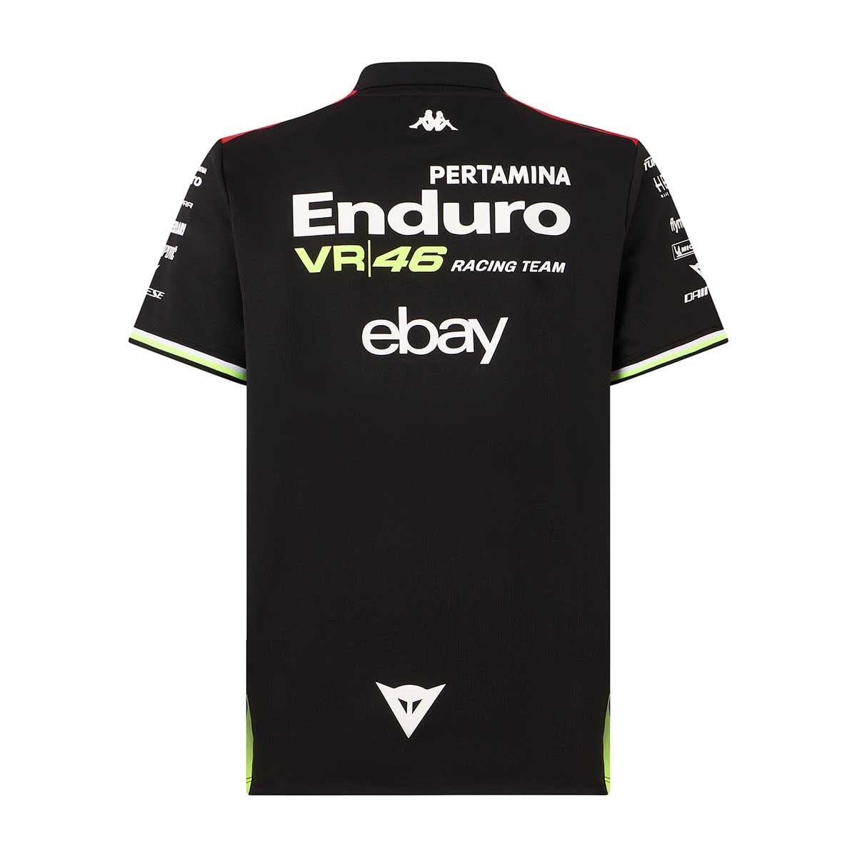 Polo Acriz Replica Pertamina Enduro Racing Team Homme Noir Moto GP