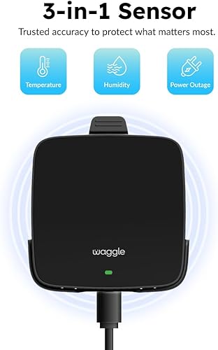 Miniatura 2 de Waggle Monitor de temperatura para mascotas RV – Celular 4G Alertas en tiempo real de temperatura, humedad y pérdida de energía Seguridad