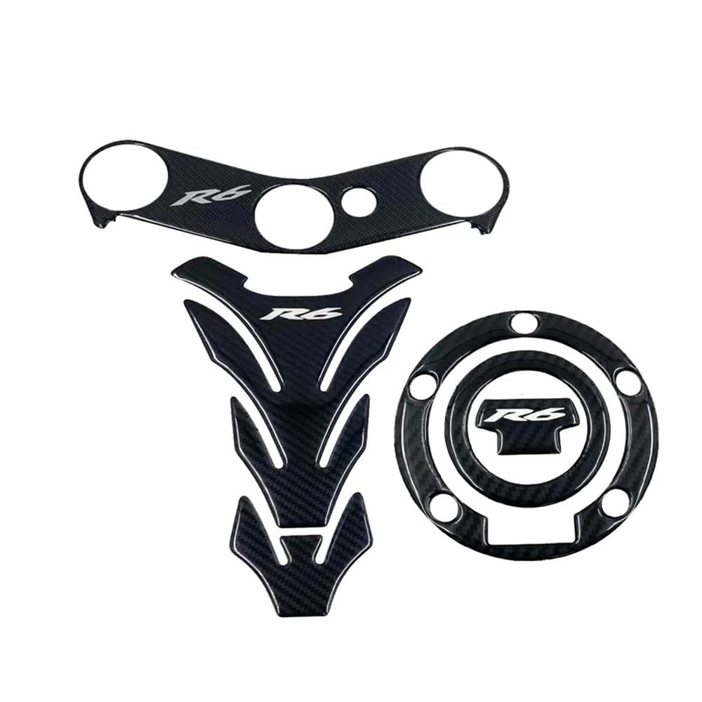 Motorcycle Fuel Tank Sticker Motorcycle Tank Pad Protector Stickers Case Motorcycle Fuel Tank Protector for YZF600 YZF-R6 R6S Tankpad Decals