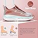 ZOVE Womens Walking Shoes Cushioning Non-Slip Breathable Running Sneakers Tennis Comfortable Athletic Gym Workout Casual Shoes Lightweight Sports Cross Training Fashion Sneakers 8843 Orange 42