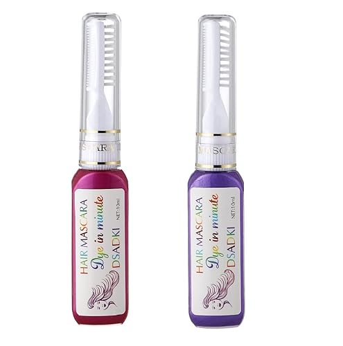 Miniatura 7 de Rímel temporal para el cabello, lavable, tinte para el cabello, no tóxico, tinte instantáneo para tiza, para niñas y mujeres (gris plateado)