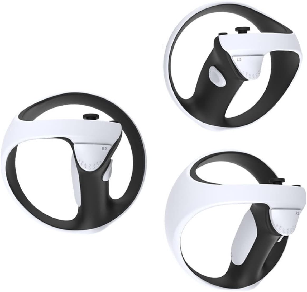 Silicone Controller Covers Set VR2 Gamepad Accessories Replacement Non-Slip for PS VR2 Grip Button Protection Dustproof Cover : Video Games