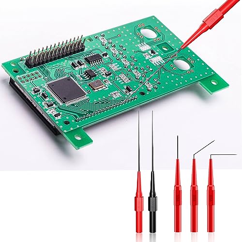 Image of Goupchn Back Probe Kit Banana Plug to Copper Alligator Clip Automotive Test Leads Set with 3 Configurations Back Probe Pins Extended Length Probes for Car Repairing Diagnostic