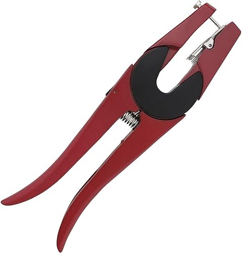 Herramienta aplicadora de etiquetas de oído para ganado - Alicates de etiquetado de metal resistente para identificación de ganado, cabras, ovejas y