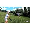 Sunflex Pickleball - Indoor Court or Outdoor Sport Set - 2 Sealed All Wood Rackets and Plastic Ball - Perfect for Athletic Training and Exercise - Single Player or Double Player