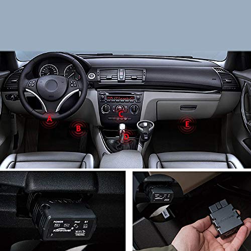 Honeytecs OBDII WI-FI Conectando Carros Leitor de Diagnóstico Ferramenta Apto para IOS Android Smart