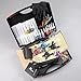 HAWINK Complete Tattoo Kit 4 Standard Tattoo Machines Power Supply 14 Color Tattoo Inks Needles Tips Grips with Carry Case TK-HW4005