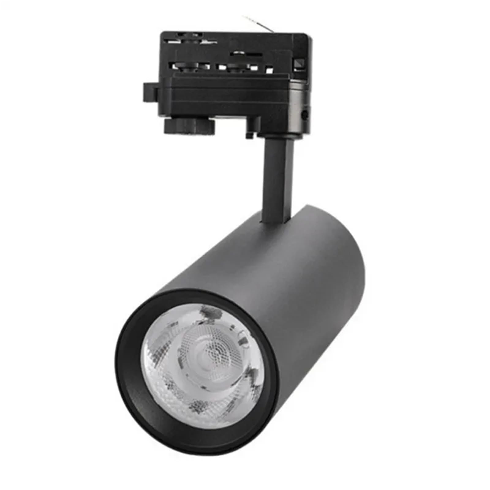 Generico Faretti Led Soffitto,LED Track Light Faretto a binario LED a 3 fili da 20W, 30W e 40W, faretto incasso for negozio, illuminazione di sfondo(40W,BLACK_NATURAL WHITE 4000K)